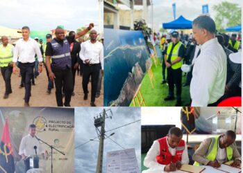 Os moradores de Buraco, no distrito urbano do Mussulo, agora estão ligados à rede pública de energia elétrica