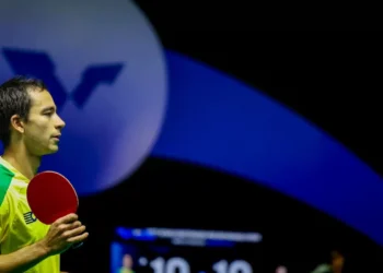 Calderano e Bruna Takahashi de despedem de WTT Champion Frankfurt